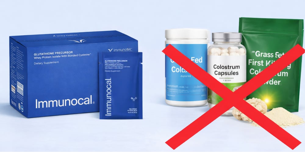 Immunocal vs Colostrum